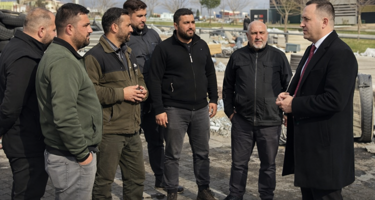 Halfeti Kaymakamı Sinan Korkmaz’dan Esnaf Ziyareti