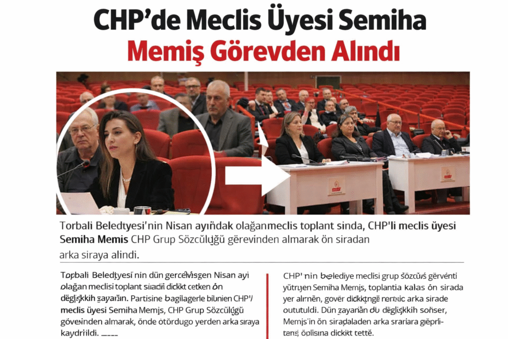 Torbalı Belediyesi’nde gerçekleşen Nisan ayı olağan meclis toplantısında dikkat çeken bir görev değişikliği yaşandı.