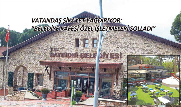 VATANDAŞ TEPKİLİ: “SOSYAL TESİS DEĞİL, LÜKS KAFE!”