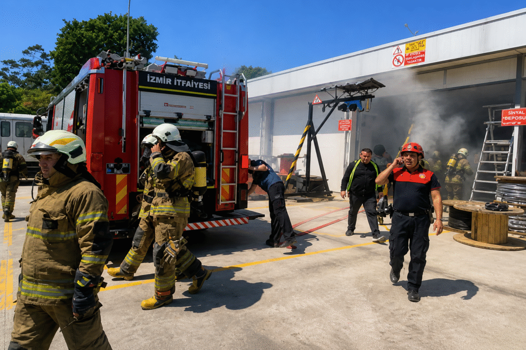 Konak Tünelleri’nde Gerçeğini Aratmayan Deprem ve Yangın Tatbikatı