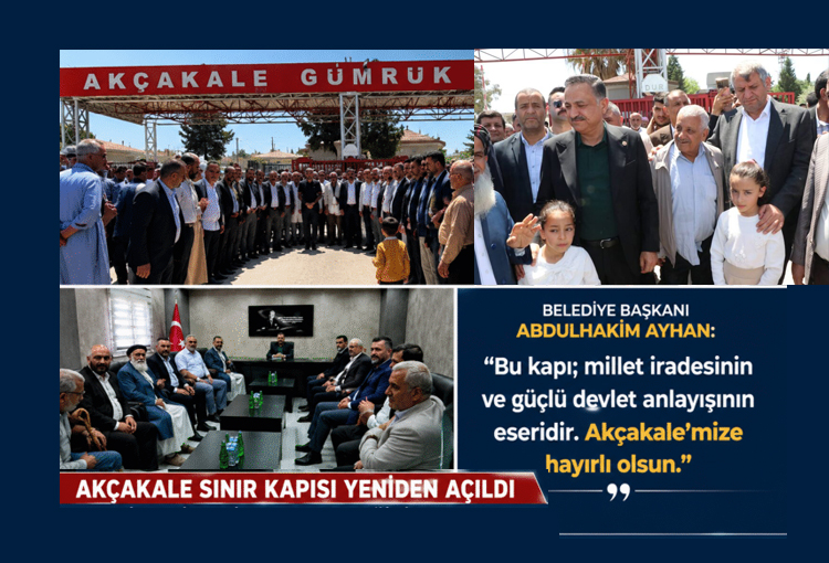Akçakale Sınır Kapısı Yeniden Açıldı