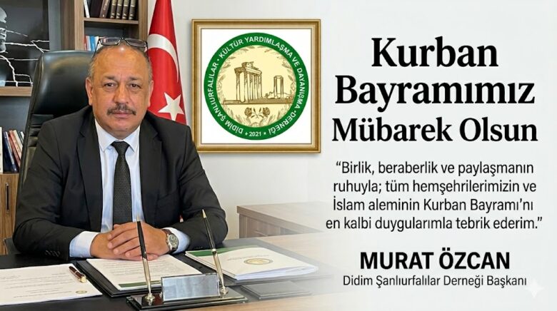 Birlik ve Dayanışma Bayramı: Başkan Murad Özcan’dan Kurban Bayramı Mesajı