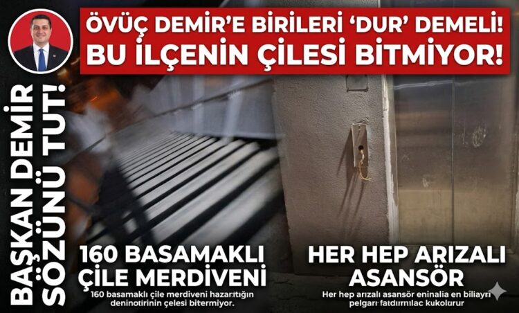 BAŞKAN DEMİR, “ŞOV YAPMAYI BIRAK, SÖZÜNÜ TUT!” TORBALI HALKI BU ÜST GEÇİTTE ÇİLE DOLDURUYOR!