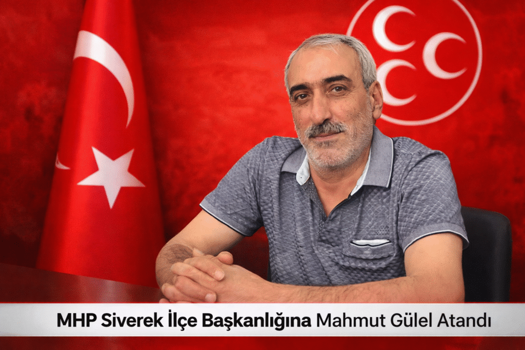 MHP SİVEREK’TE YENİ DÖNEM: MAHMUT GÜLEL İLÇE BAŞKANLIĞI GÖREVİNİ DEVRALDI