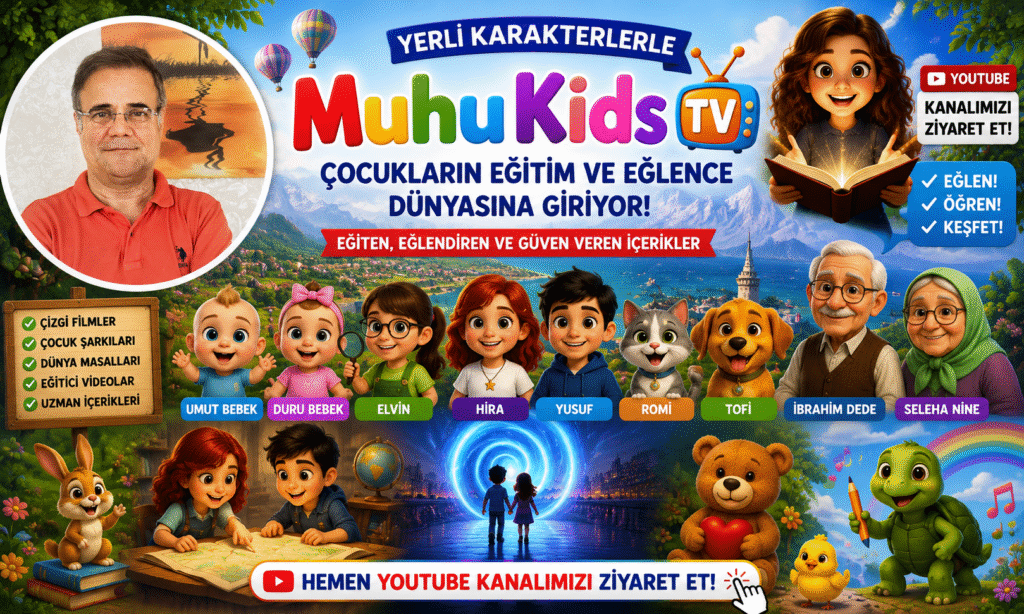 MuhuKids TV Yerli Karakterleriyle Çocukların Eğitim ve Eğlence Dünyasına Giriyor