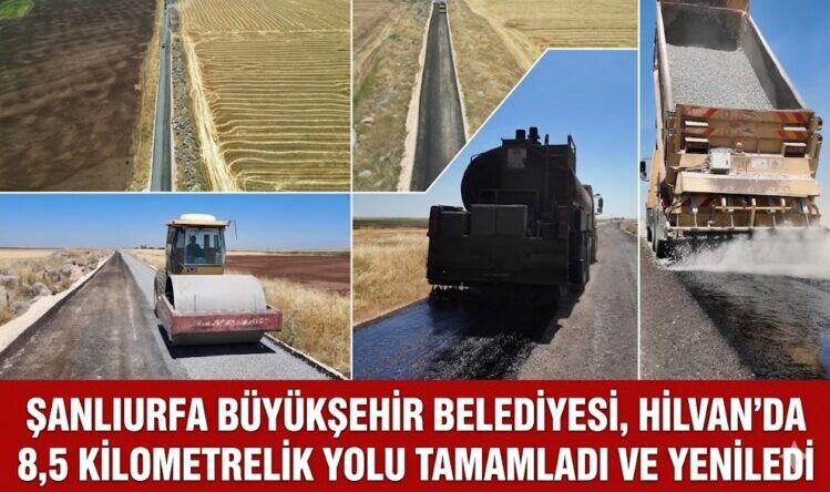 HİLVAN’DA ULAŞIM HAMLESİ: 8,5 KİLOMETRELİK KIRSAL YOL YENİLENDİ